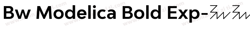 Bw Modelica Bold Exp字体转换